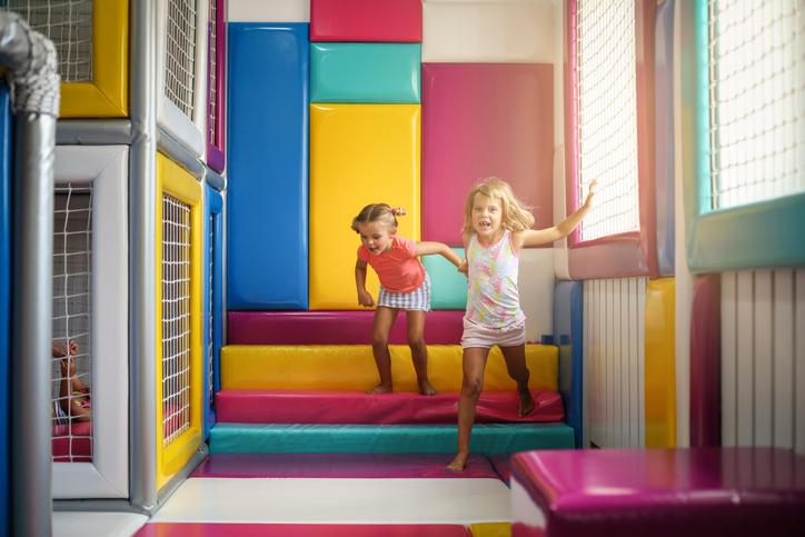 trampoline indoor playground girls kinder spielplatz