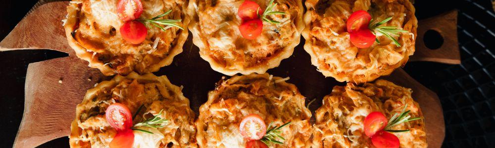 A set of 6 homemade pies by LePie for the whole family and easy meals for busy parents.  