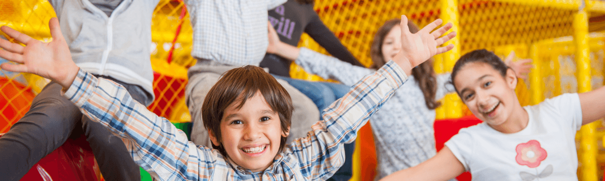 Kids having fun at Cocoligo in Chaidari Indoor playground for parties