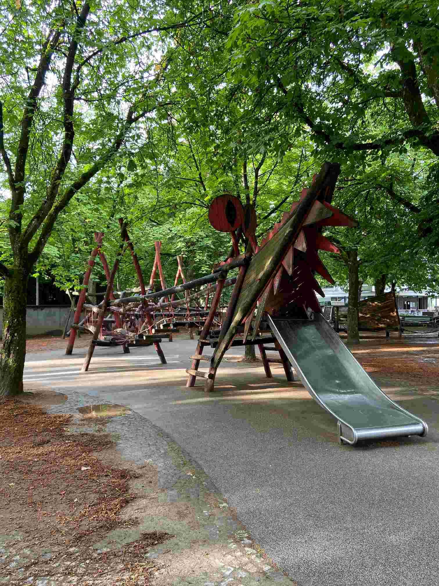 Rosengarten spielplatz playground Bern
