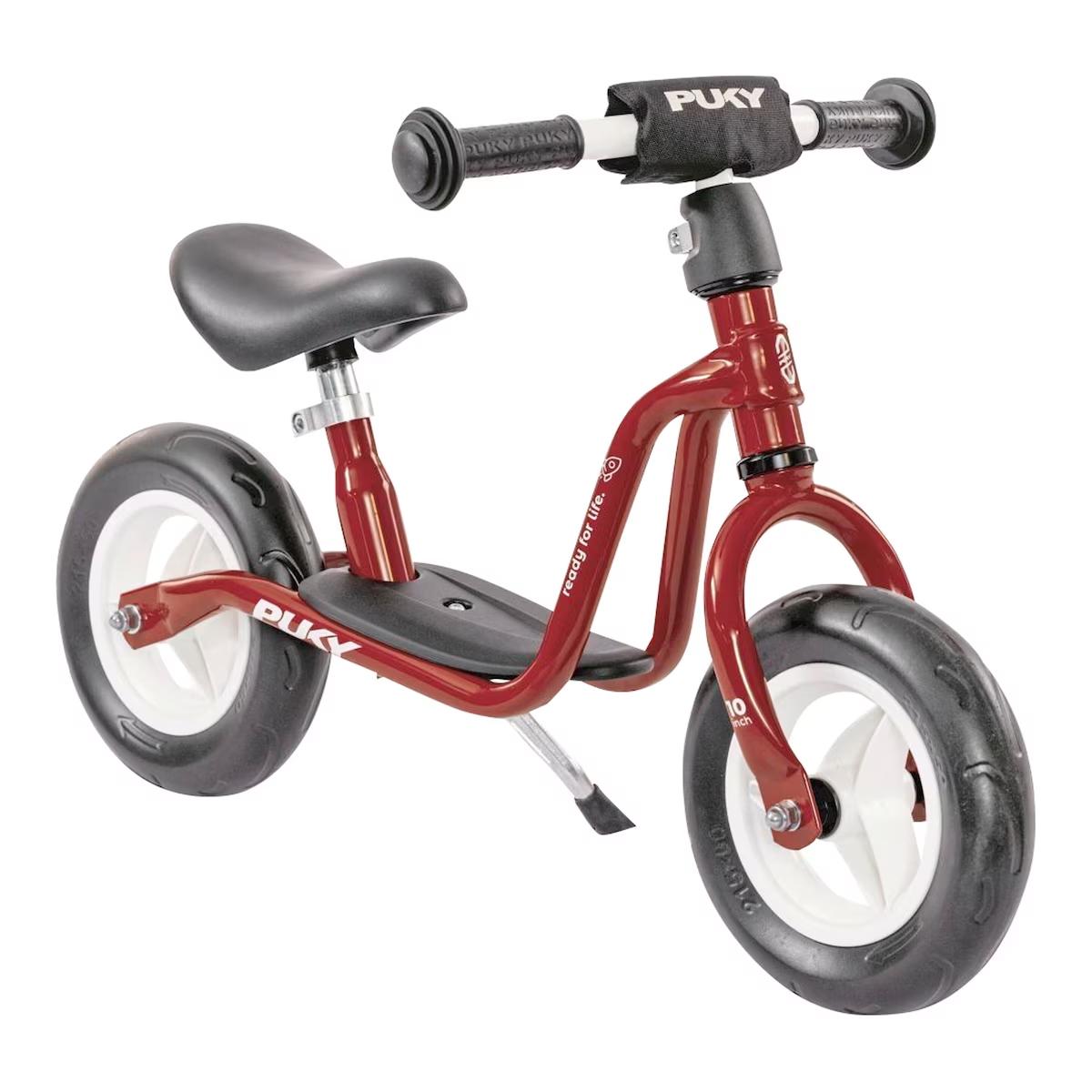 PUKY LR M Laufrad – leichtes Einstiegsmodell in Chili Red, EVA-Reifen, tiefer Einstieg, höhenverstellbarer Sattel/Lenker.