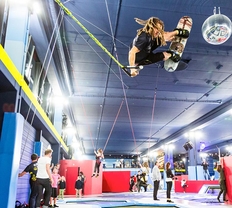 trampoline kids board tricks